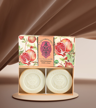 KIT 2 sabonetes barra 115g Pomegranate