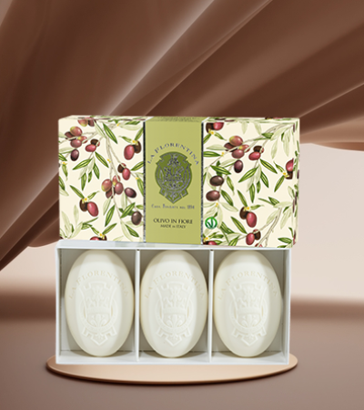 KIT 3 sabonetes barra 115g Oliver Flowers