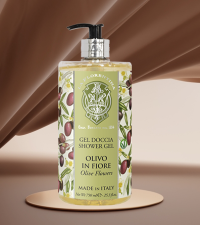 Shower gel 750ml Olive Flowers